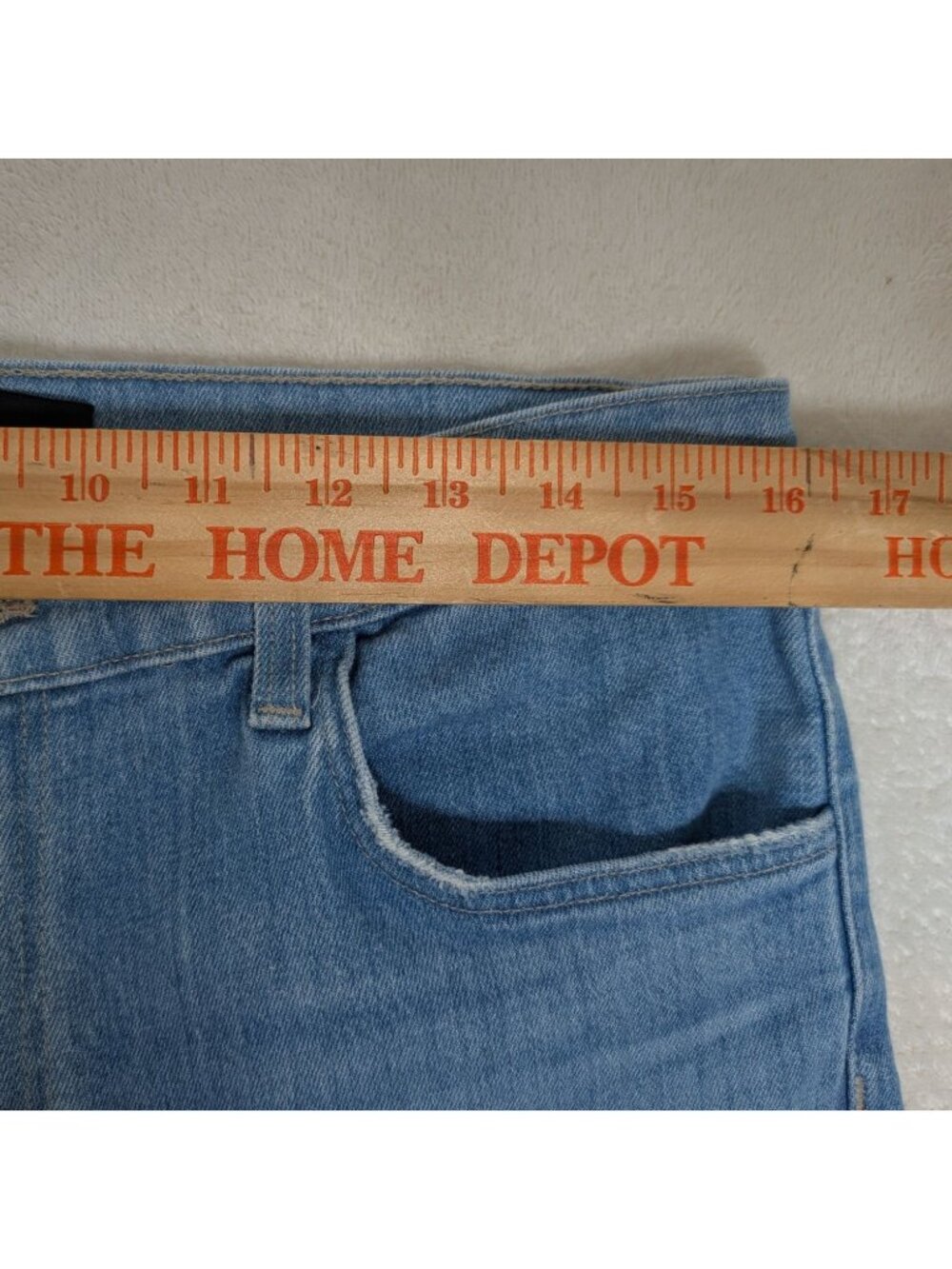 J Brand Ruby Lace Trimmed Jeans 31 High Rise Crop Cigarette Stretch - Picture 13 of 16